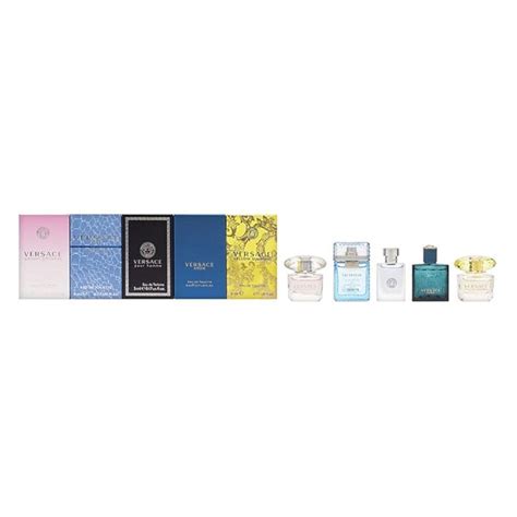 versace water toy|Versace Miniatures Collection Fragrance Set for Unisex, 5 Count.